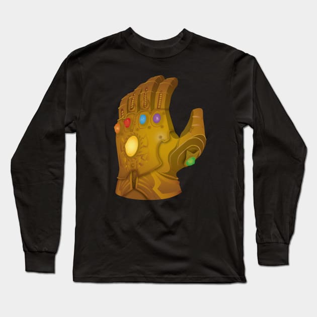 Infinity Gauntlet Long Sleeve T-Shirt by RafaDiaz
